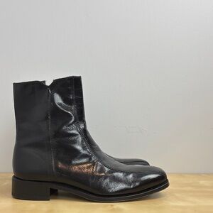 Florsheim Black Leather Ankle Boots | Men’s Size 7.5 D
